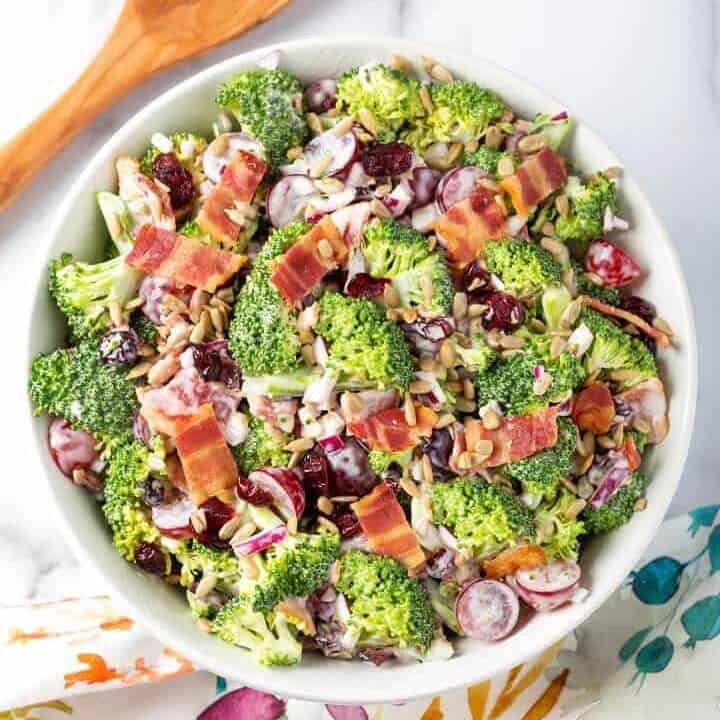 Broccoli Grape Salad Recipe Retro Recipe Box