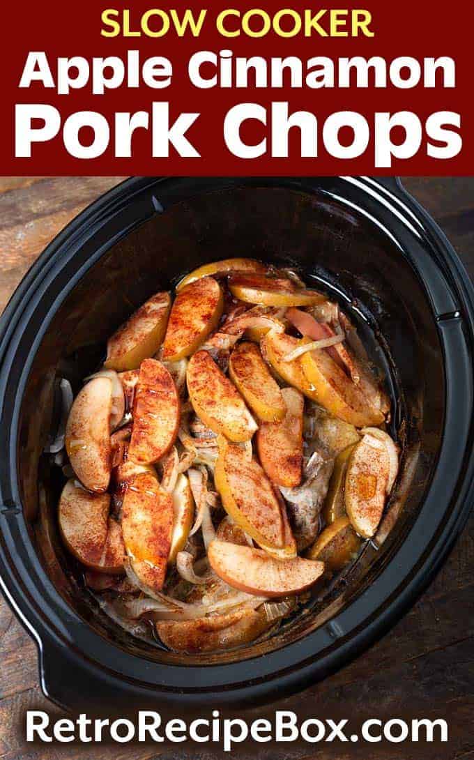 Slow Cooker Apple Cinnamon Pork Chops