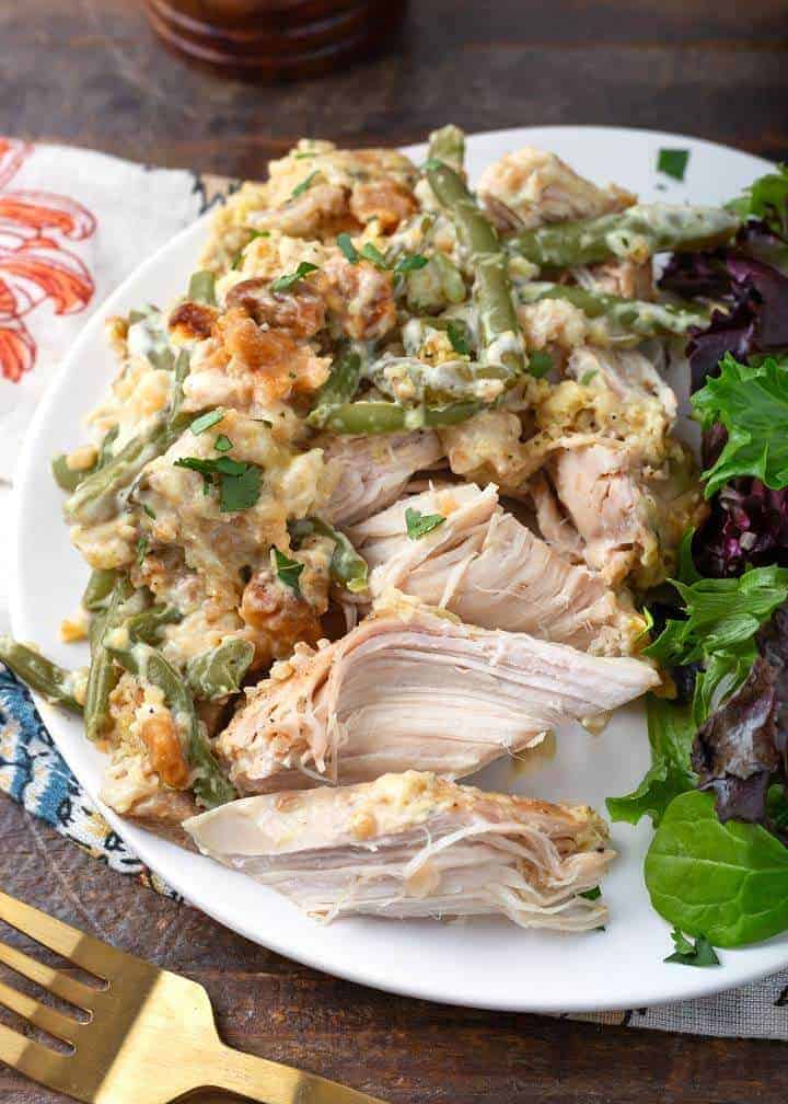 Slow Cooker Chicken and Stuffing