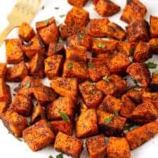 Spicy Roasted Sweet Potatoes