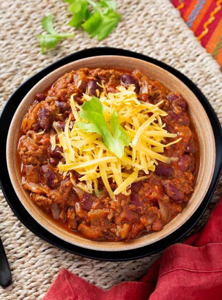 Chile Con Carne Retro Recipe Box