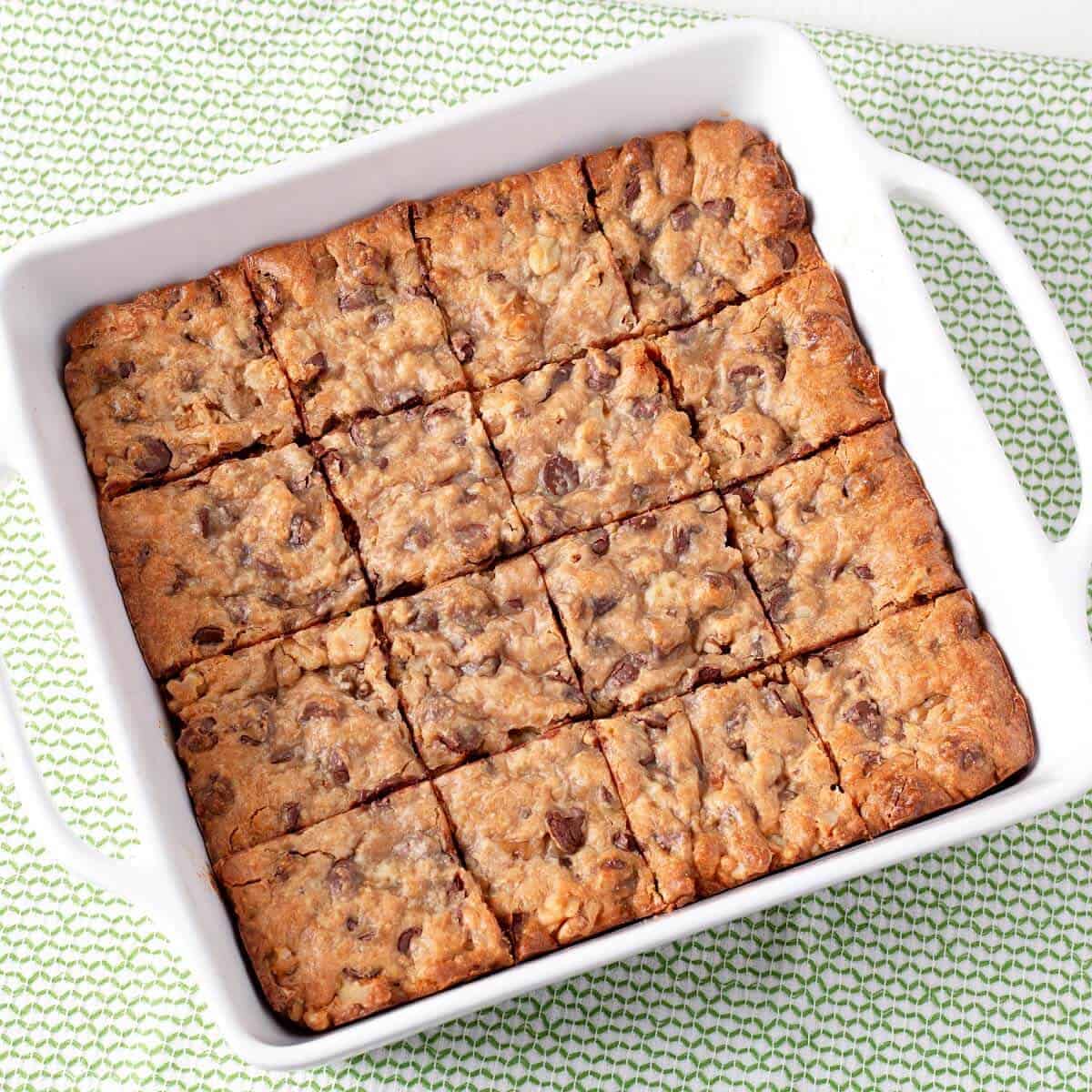 Graham Cracker Brownies Retro Recipe Box