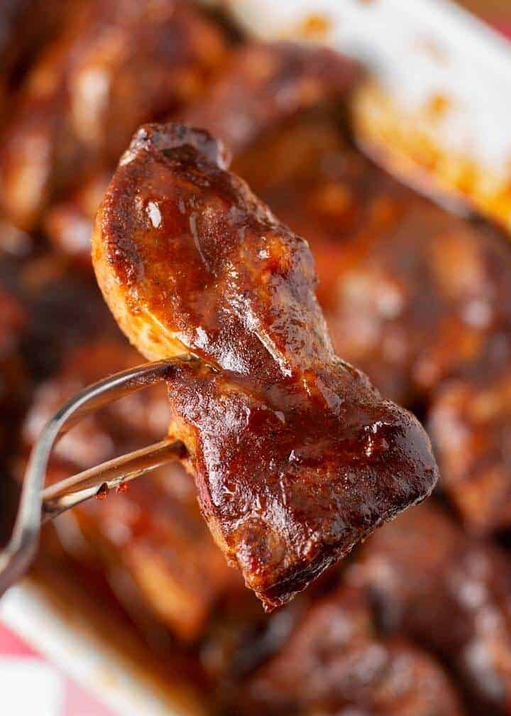 close up of a country Style Rib