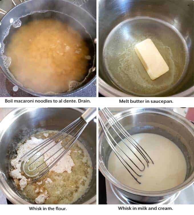 making Mac and Cheese