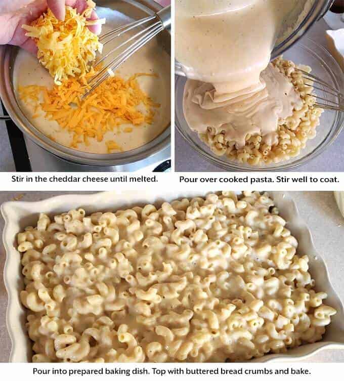 collage making Macaroni & Cheese