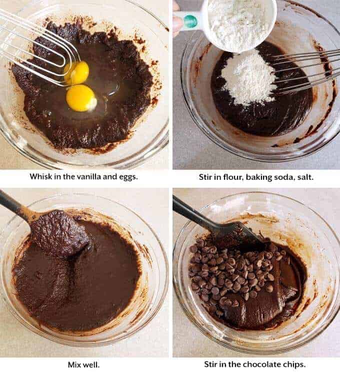 making Chocolate Brownies