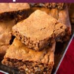 Raisin Spice Bars stacked on a plate