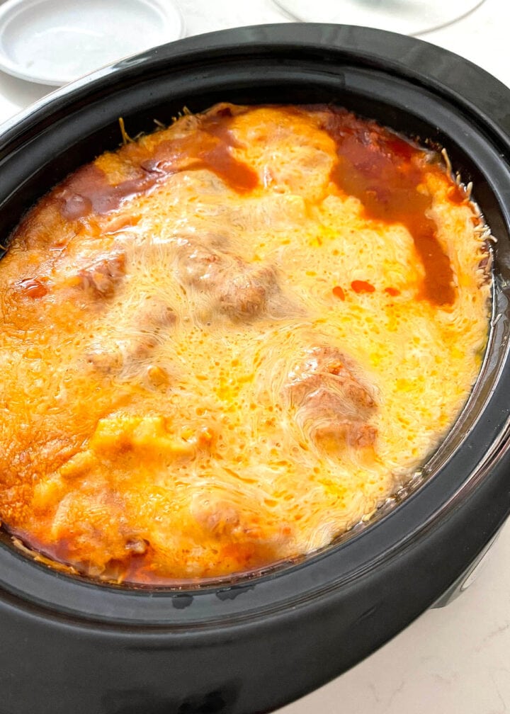 Slow Cooker Enchilada Casserole Retro Recipe Box