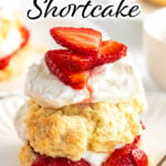 Old Fashioned Strawberry Shortcake close up