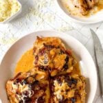 French Onion Chicken Skillet pin