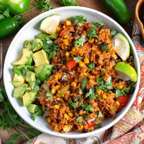 Instant Pot Enchilada Rice Retro Recipe Box