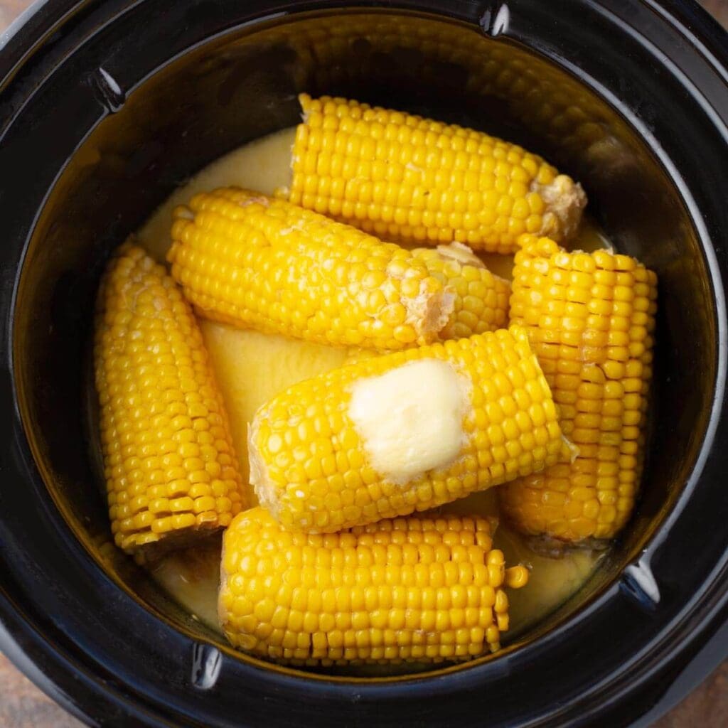 Slow Cooker Corn on the Cob Retro Recipe Box