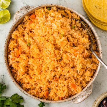 Mexican Rice in a bowl