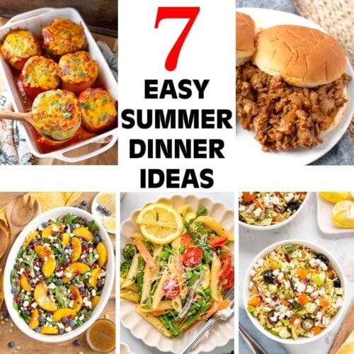 7 Easy Summer Dinner Ideas - Retro Recipe Box