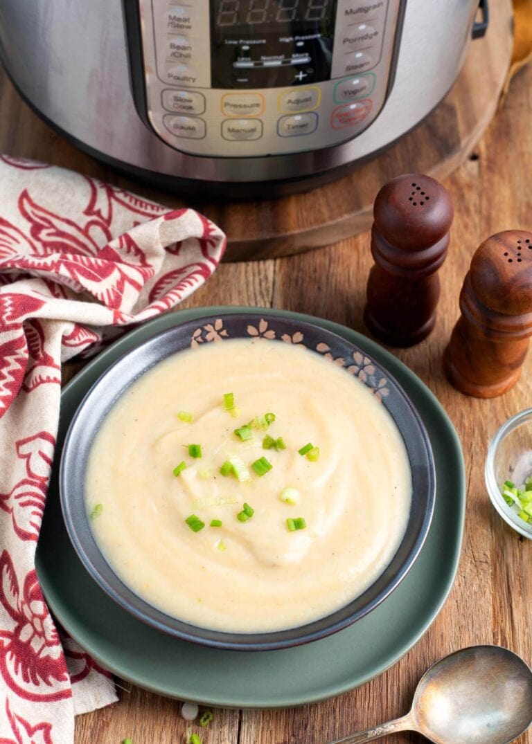 Instant Pot Cauliflower Soup Retro Recipe Box