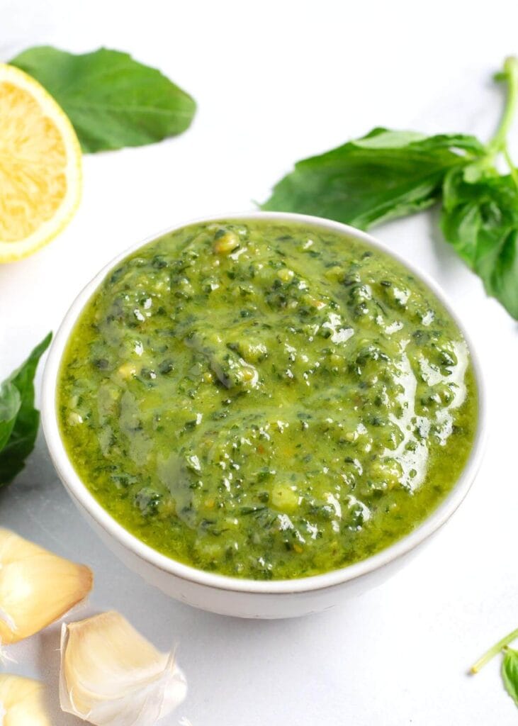 Fresh Basil Pesto - Retro Recipe Box