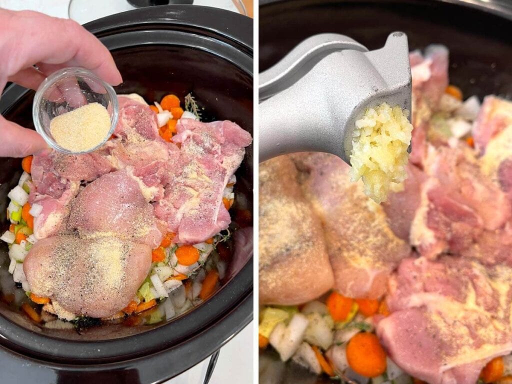 Slow Cooker Chicken Noodle Soup Retro Recipe Box