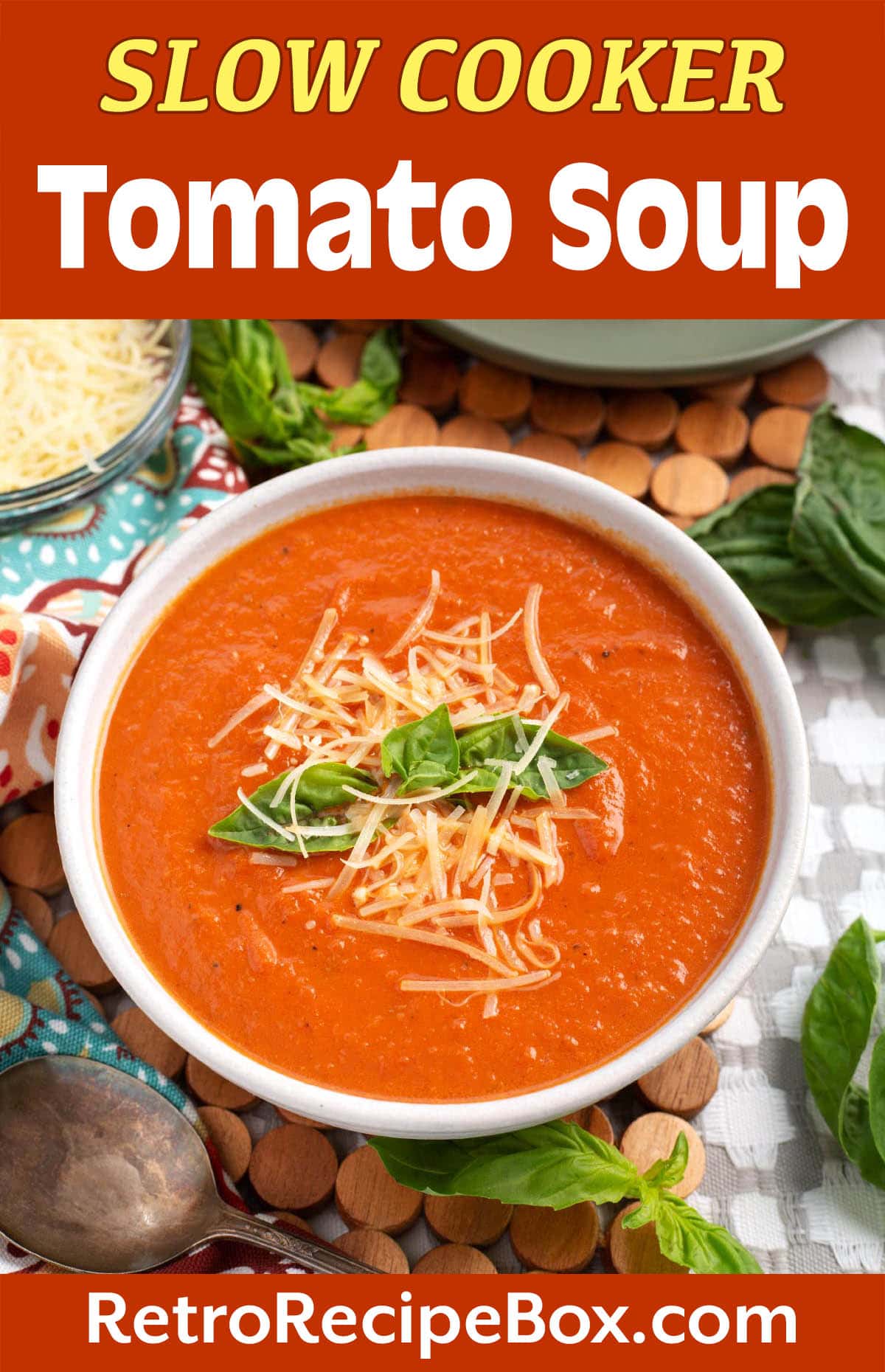 Slow Cooker Tomato Soup Retro Recipe Box