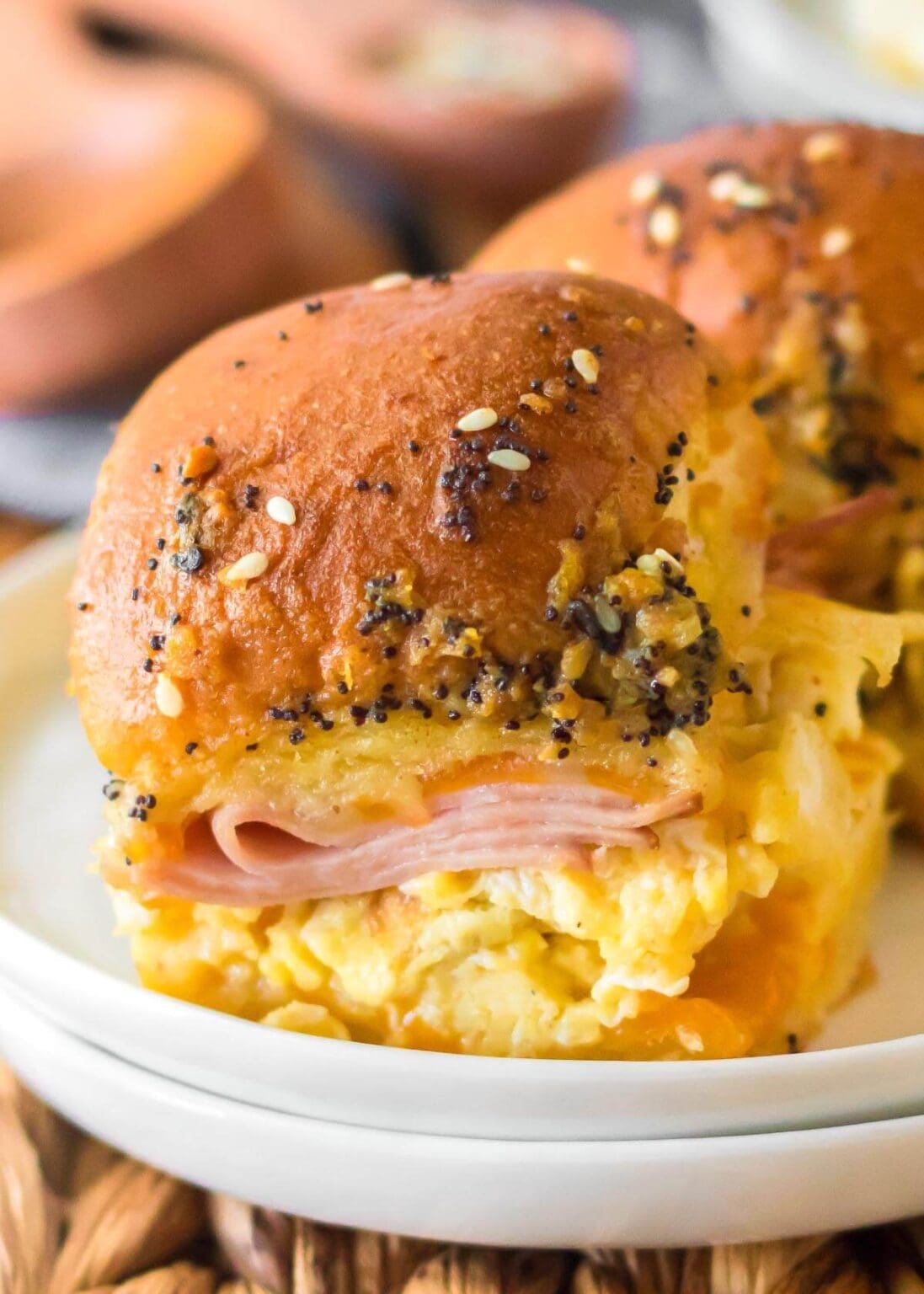 Easy Ham, Egg and Cheese Breakfast Sliders Recipe Retro Recipe Box