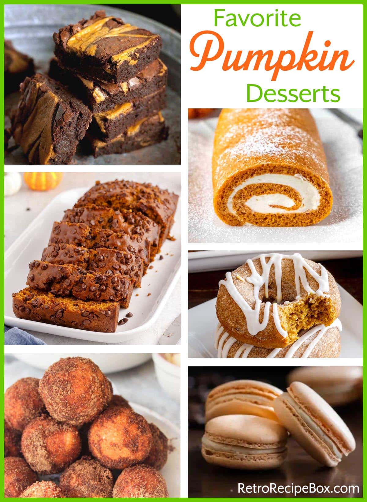 25 Pumpkin Desserts - Retro Recipe Box