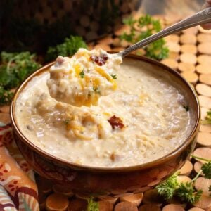 Crockpot Hash Brown Potato Soup