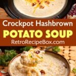 Crockpot Hash Brown Potato Soup